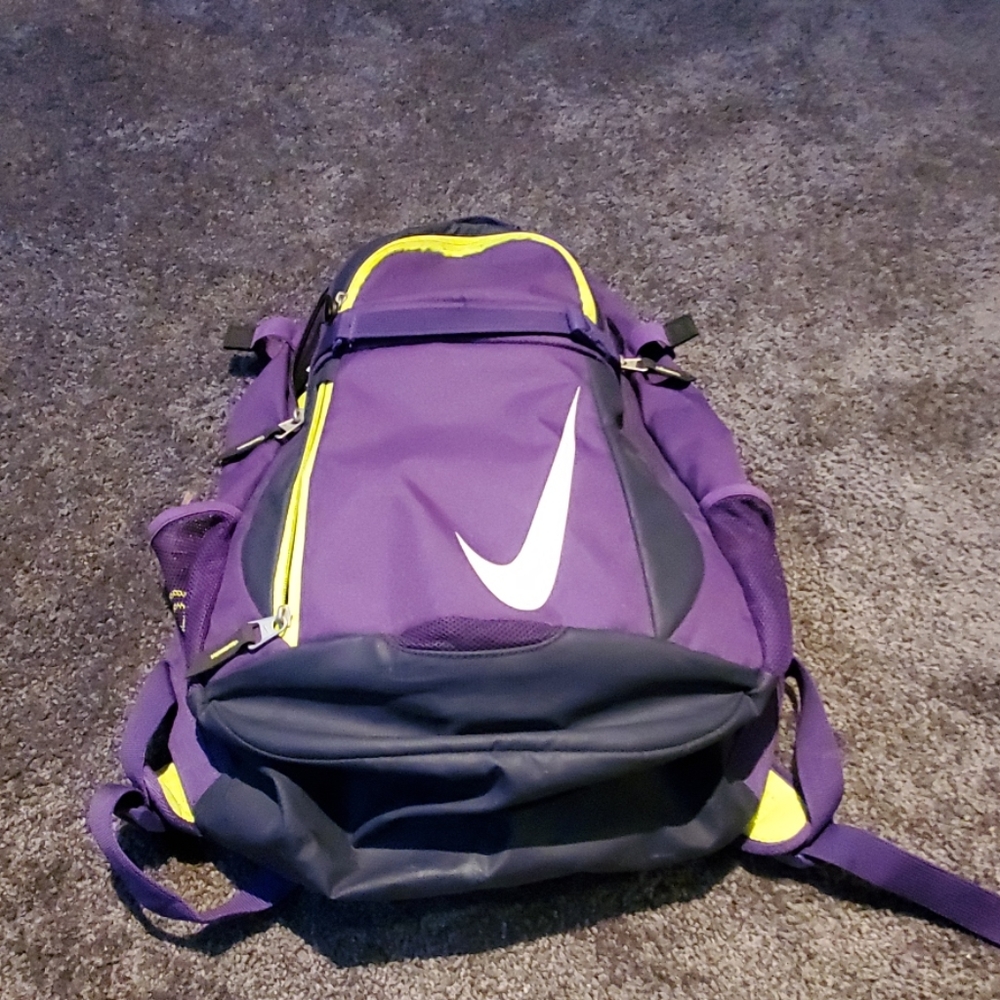 Nike BSBL purple backpack
